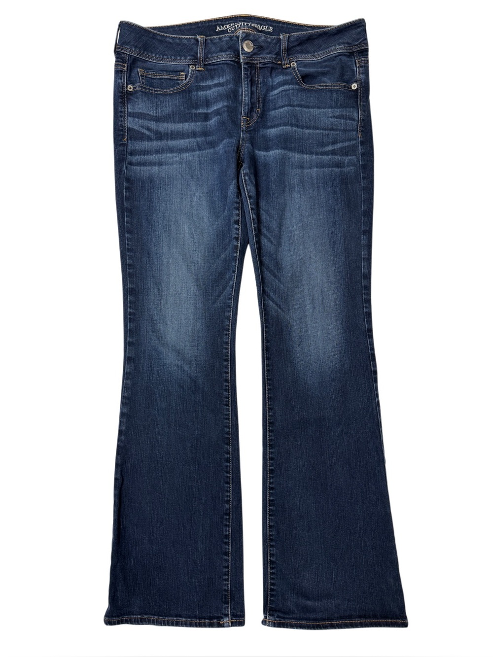 {American Eagle} "Kick Boot" Tall Dark Blue Low to Mid Rise Bootcut Jeans WJ530